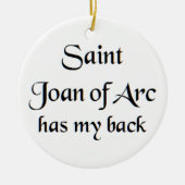 saint joan of arc coffee mug keramisch ornament (Voorkant)