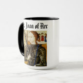 Saint Joan of Arc Cup/Sainte Jeanne d'Arc Coupe Mok (Voorkant links)