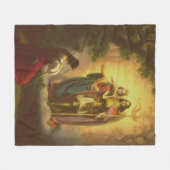 Saint Joan of Arc Fleece Deken (Voorkant (Horizontaal))