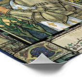 Saint Joan of Arc Glas in lood Afbeelding Poster (Hoek)