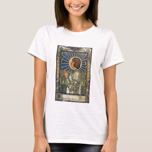 Saint Joan of Arc Glas in lood Afbeelding T-shirt (Voorkant)