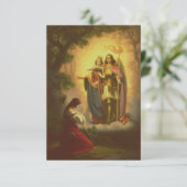Saint Joan of Arc Heavenly Guidance Holy Card Bedankkaart (Staand voorkant)
