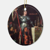 Saint Joan of Arc Keramisch Ornament (Links)
