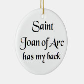 saint joan of arc koffiekop keramisch ornament (Rechts)