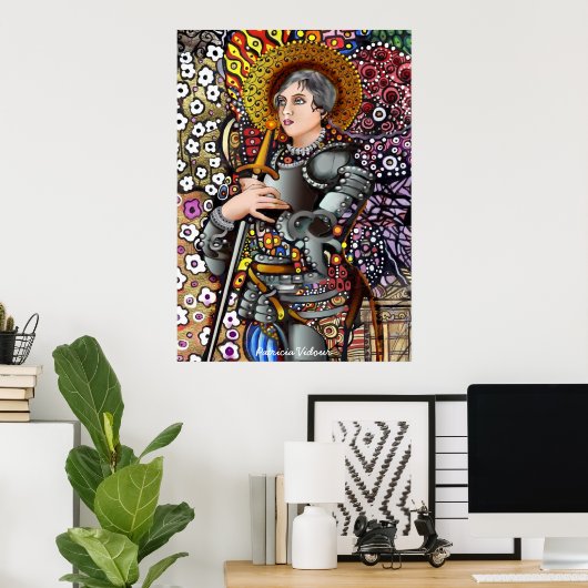 Saint Joan of Arc Poster (Thuiskantoor)