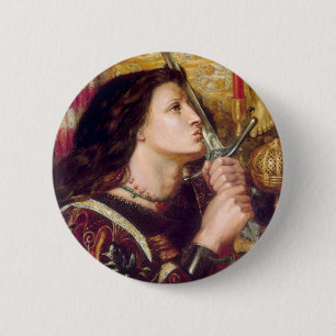 Saint Joan of Arc Ronde Button 5,7 Cm