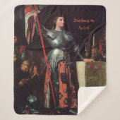 Saint Joan of Arc Sherpa Deken (Voorkant)