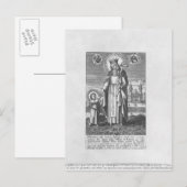 Saint Joan of France en Valois Briefkaart (Voorkant / Achterkant)