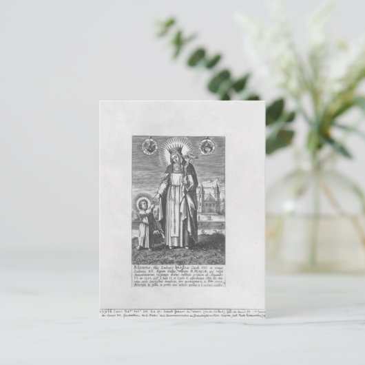 Saint Joan of France en Valois Briefkaart (Staand voorkant)