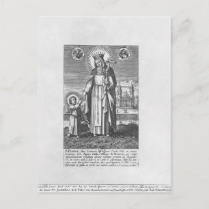 Saint Joan of France en Valois Briefkaart