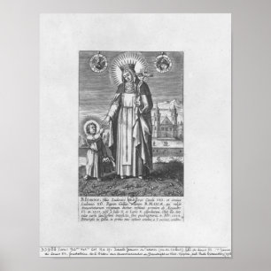 Saint Joan of France en Valois Poster