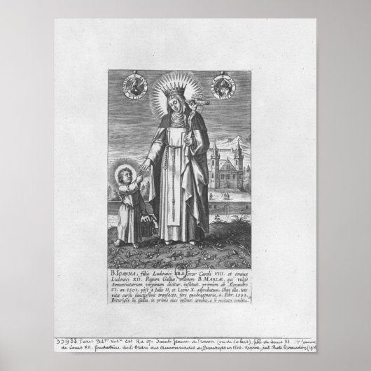 Saint Joan of France en Valois Poster (Voorkant)