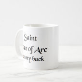 saint joan van de mok van arc - koffie (Voorkant links)