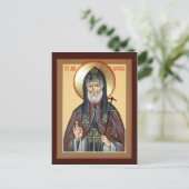 Saint Job of Pochaev Prayer Card Briefkaart (Staand voorkant)