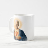 Saint Joe Biden gebedskaars Koffiemok (Voorkant links)