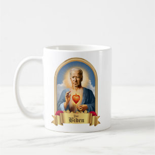 Saint Joe Biden gebedskaars Koffiemok