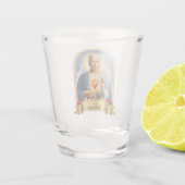 Saint Joe Biden gebedskaars Shot Glas (Achterkant)