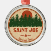 Saint Joe National Forest Metalen Ornament (Voorkant)