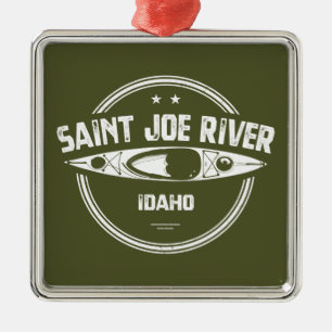 Saint Joe River Idaho Kayaking Metalen Ornament