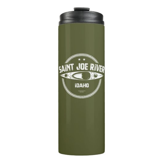 Saint Joe River Idaho Kayaking Thermosbeker (Voorkant)