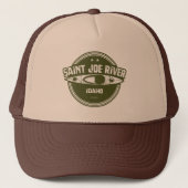 Saint Joe River Idaho Kayaking Trucker Pet (Voorkant)
