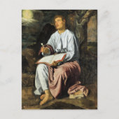 Saint John at Patmos, fine art, Briefkaart (Voorkant)