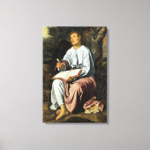 Saint John at Patmos, fine art, Canvas Afdruk (Voorkant)