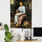 Saint John at Patmos, fine art, Poster (Thuiskantoor)