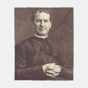 Saint John Bosco Priest en confessor Fleece Deken