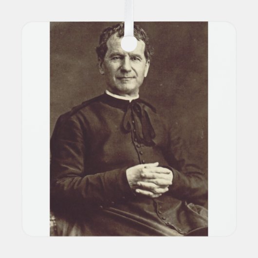 Saint John Bosco Priest en confessor Metalen Ornament (Voorkant)
