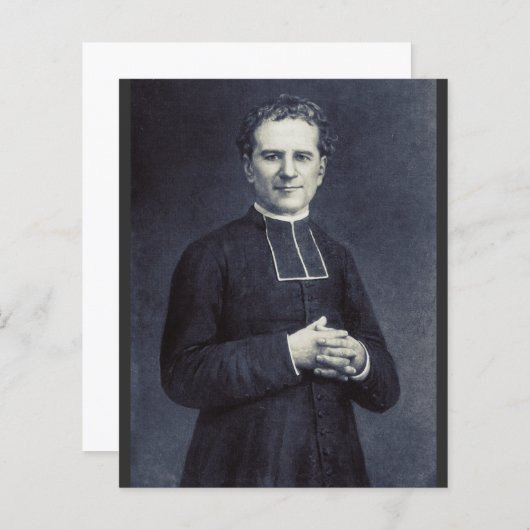 Saint John Bosco Vader en leraar van de jeugd (Voorkant / Achterkant)