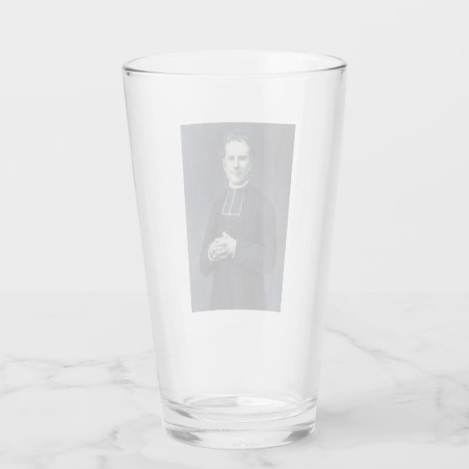 Saint John Bosco Vader en leraar van de jeugd Glas (Achterkant)