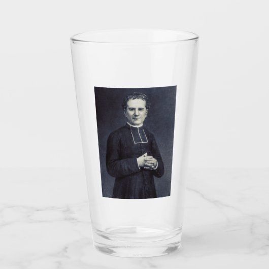 Saint John Bosco Vader en leraar van de jeugd Glas (Voorkant)