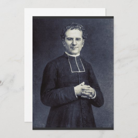 Saint John Bosco Vader en leraar van de jeugd Kaart (Voorkant / Achterkant)