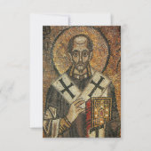 Saint John Chrysostom aartsbisschop van Constantin Bedankkaart (Voorkant)