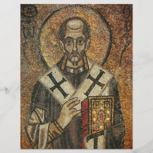 Saint John Chrysostom aartsbisschop van Constantin Flyer