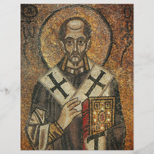 Saint John Chrysostom aartsbisschop van Constantin Flyer (Voorkant)