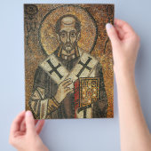 Saint John Chrysostom aartsbisschop van Constantin Flyer (Hand)
