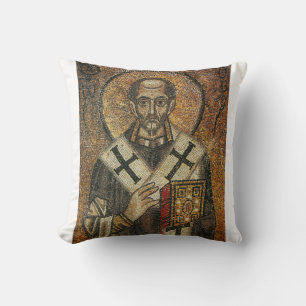 Saint John Chrysostom aartsbisschop van Constantin Kussen
