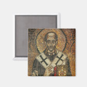 Saint John Chrysostom aartsbisschop van Constantin Magneet (Voorkant / Achterkant)