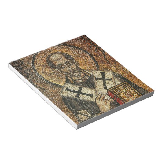 Saint John Chrysostom aartsbisschop van Constantin Notitieblok (Schuin)