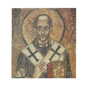 Saint John Chrysostom aartsbisschop van Constantin Notitieblok
