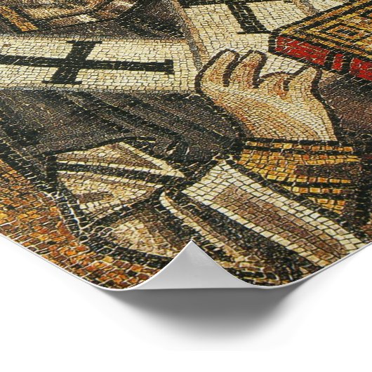 Saint John Chrysostom aartsbisschop van Constantin Poster (Hoek)