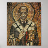 Saint John Chrysostom aartsbisschop van Constantin Poster (Voorkant)