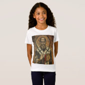 Saint John Chrysostom aartsbisschop van Constantin T-shirt (Voorkant volledig)