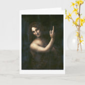 Saint John de Baptist, Leonardo da Vinci Kaart (Gele Bloem)