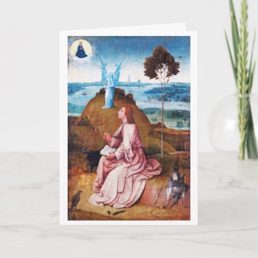 Saint John de Evangelist over Patmos, Bosch Kaart (Voorkant)