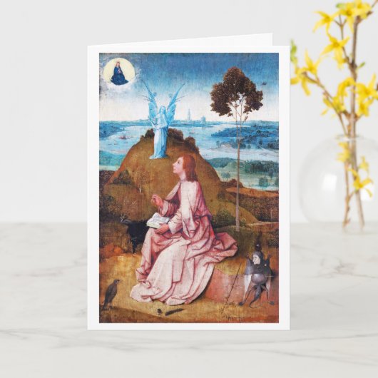 Saint John de Evangelist over Patmos, Bosch Kaart (Gele Bloem)