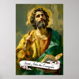 Saint John de Evangelist Poster