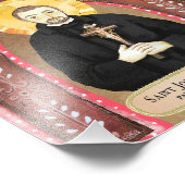 Saint John Francis Regis, Patron of Embroiderers Foto Afdruk (Hoek)